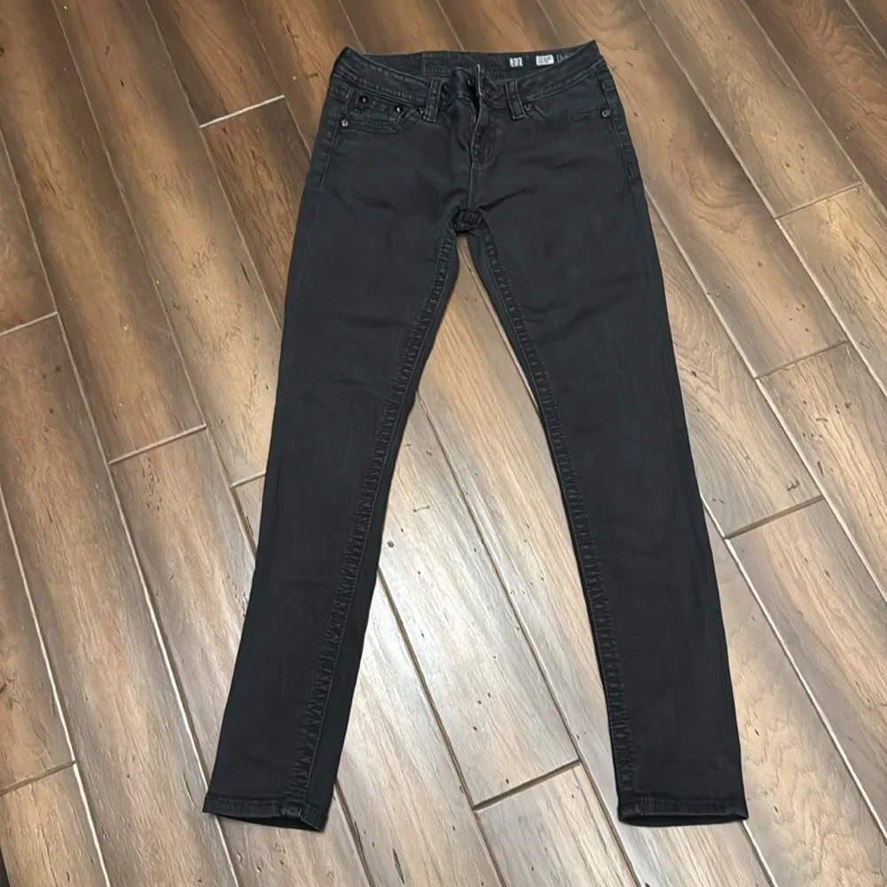 Miss Me Black Embellished Skinny Jeans - Picture 2 of 3